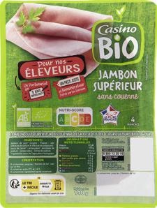 Jambon supérieur sans couenne