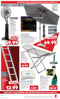 Sonnenschirm im aktuellen Kaufland Prospekt (Mönchengladbach) Sonnenschirm im Kaufland Prospekt "Hier bin ich richtig" mit 66 Seiten (Mönchengladbach)
