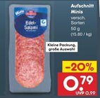 Aufschnitt Minis im aktuellen Netto Marken-Discount Prospekt für 0,79 €