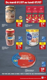 Promos Pilchards dans le catalogue "NOS ARRIVAGES VACANCES JUSQU'À -34%" de Aldi à la page 17 Promos Pilchards dans le catalogue "NOS ARRIVAGES VACANCES JUSQU'À -34%" de Aldi à la page 17