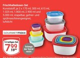 Frischhaltedosen-Set Angebote von GOURMETmaxx bei GLOBUS Kaiserslautern für 7,99 €