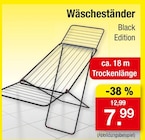Wäscheständer Black Edition im Angebot bei Zimmermann in Emden Wäscheständer Black Edition Angebote bei Zimmermann Emden für 7,99 €