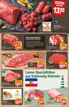 Schweinefleisch im REWE Prospekt "Dein Markt" mit 32 Seiten (Lübeck)
