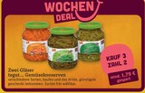 Zwei Gläser Gemüsekonserven im Angebot bei tegut in Schwäbisch Gmünd Zwei Gläser Gemüsekonserven Angebote von tegut... bei tegut Schwäbisch Gmünd