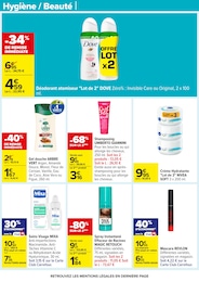 Prix et réduction Déodorant dans le prospectus Carrefour en cours Offre Déodorant dans le catalogue Carrefour du moment à la page 66