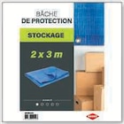 Bâche de protection 2x3m - Super U à Limoges Bâche de protection 2x3m en promo chez Super U Limoges à 2,99 €