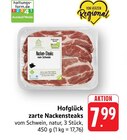 zarte Nackensteaks vom Schwein bei EDEKA im Prospekt "" für 7,99 €