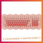 Clavier vague rose clair - B&M Clavier vague rose clair à 12,00 € dans le catalogue B&M