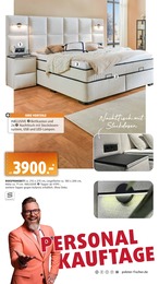 Boxspringbett im Polstermöbel Fischer Prospekt "PERSONAL-KAUFTAGE" auf Seite 27