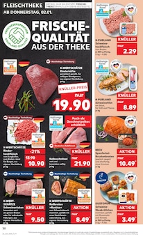 Rindfleisch im Kaufland Prospekt "Aktuelle Angebote" mit 48 Seiten (Mainz)