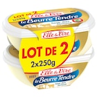 Le Beurre Tendre "Lot de 2" - ELLE & VIRE - Carrefour Le Beurre Tendre "Lot de 2" - ELLE & VIRE à 6,10 € dans le catalogue Carrefour