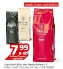 Kaffee-/Espressobohnen Angebote von DINZLER bei Segmüller Ulm für 7,99 €