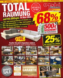 Opti-Wohnwelt Prospekt "TOTALRÄUMUNG" für Gerstetten, 4 Seiten, 06.01.2023 - 28.01.2023 Opti-Wohnwelt Prospekt "TOTALRÄUMUNG" für Gerstetten, 4 Seiten, 06.01.2023 - 28.01.2023