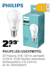 LED-Leuchtmittel Angebote von Philips bei OBI Bayreuth für 2,99 €