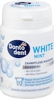 Kaugummi, White Mint, zuckerfrei von Dontodent für 1,55 € bei dm-drogerie markt im Angebot Kaugummi, White Mint, zuckerfrei von Dontodent im aktuellen dm-drogerie markt Prospekt