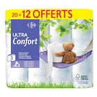 Papier Hygiénique Ultra Confort - CARREFOUR - Carrefour Papier Hygiénique Ultra Confort - CARREFOUR à 9,58 € dans le catalogue Carrefour