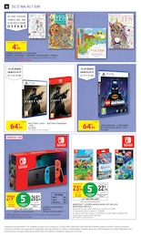 Prix et réduction Nintendo Switch dans le prospectus Intermarché Hyper en cours Offre Nintendo Switch dans le catalogue Intermarché Hyper du moment à la page 46