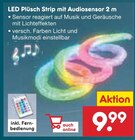 LED Plüsch Strip mit Audiosensor im aktuellen Netto Marken-Discount Prospekt