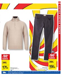 Promo Polo Homme dans le catalogue Carrefour du moment à la page 5