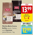 Bella Crema Kaffee im Angebot bei EDEKA in Pirmasens Bella Crema Kaffee Angebote von Melitta bei EDEKA Pirmasens für 12,99 €