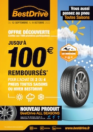 Catalogue BestDrive à Saint-Ouen-l'Aumône, avec 5 pages Prospectus BestDrive à Saint-Ouen-l'Aumône, "Vous aussi passez au pneu toutes saisons", 5 pages, 12/09/2022 - 09/10/2022
