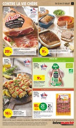 Prix et réduction Brochettes De Poulet dans le prospectus Intermarché en cours Offre Brochettes De Poulet dans le catalogue Intermarché du moment à la page 7