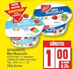 Mini-Mozzarella von GUT&GÜNSTIG im aktuellen EDEKA Prospekt