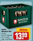 Münchner Hell Angebote von Spaten bei REWE Saarbrücken für 13,99 €