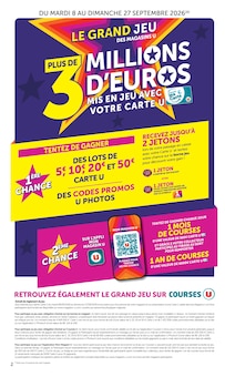 Catalogue de la semaine "U Express" avec 2 pages, valide du 22/09/2026 au 04/10/2026 pour Meschers-sur-Gironde et alentours Prospectus de la semaine "U Express" avec 2 pages, valide du 22/09/2026 au 04/10/2026 pour Meschers-sur-Gironde et alentours