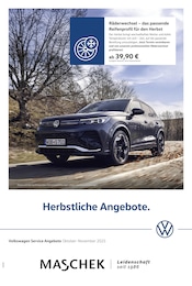 Volkswagen Prospekt für Maxhütte-Haidhof: "Herbstliche Angebote.", 1 Seite, 01.10.2025 - 30.11.2025