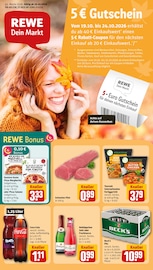 REWE Supermarkt Prospekt der aktuellen Woche mit 34 Seiten, gültig von 19.10.2026 bis 24.10.2026, in Rheine und Umgebung Aktueller REWE Supermarkt Prospekt in Rheine und Umgebung, "Dein Markt" mit 34 Seiten, 19.10.2026 - 24.10.2026