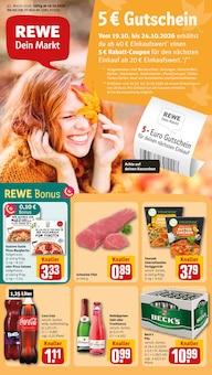 REWE Rheine Prospekt der aktuellen Woche, gültig von 19.10.2026 bis 24.10.2026 Aktueller REWE Rheine Prospekt "Dein Markt" mit 34 Seiten