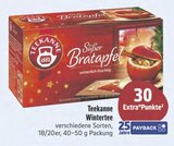 Wintertee Angebote von Teekanne bei E center Amberg