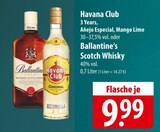 Havana Club oder Ballantine's Scotch Whisky Angebote bei famila Nordost Falkensee für 9,99 €