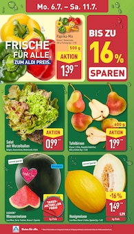 ALDI Nord Prospekt der aktuellen Woche, gĂŒltig von 06.07.2026 bis 11.07.2026 Aktueller ALDI Nord Prospekt "Aktuelle Angebote" mit 41 Seiten