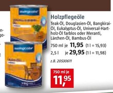 Holzpflegeöle bei BAUHAUS in Darmstadt Holzpflegeöle im Angebot bei BAUHAUS Darmstadt für 11,95 €