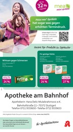 mea - meine apotheke Prospekt für Stuttgart mit 4 Seiten mea - meine apotheke Prospekt "Unsere September-Angebote" für Stuttgart, 4 Seiten, 01.09.2026 - 30.09.2026