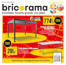 Bricorama Catalogue "Joyeusement 50 ans", 12 pages, Molineuf, 07/05/2025 - 18/05/2025 Bricorama Catalogue "Joyeusement 50 ans", 12 pages, Molineuf, 07/05/2025 - 18/05/2025