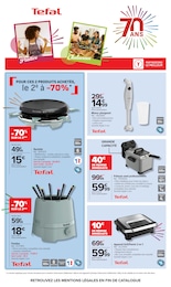 Prix et réduction Appareil Raclette dans le prospectus Carrefour en cours Offre Appareil Raclette dans le catalogue Carrefour du moment à la page 5