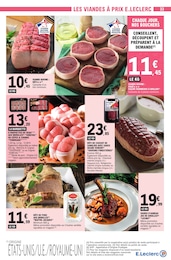 Offre Rôti de veau dans le catalogue E.Leclerc du moment à la page 33