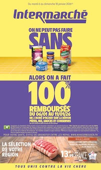 Prospectus Intermarché Super de la semaine "Intermarché" avec 40 pages, valide du 06/01/2026 au 18/01/2026 pour Beuvrages et alentours