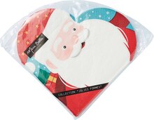Réveillon De Noël dans le catalogue Supermarchés Match Serviettes papier forme Père Noël rieur à 1,90 € en promo chez Supermarchés Match