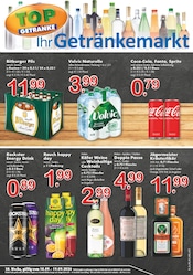 Volvic im TOP Getränke Prospekt in Krefeld Aktueller TOP Getränke Prospekt mit Volvic, "Aktuelle Angebote", Seite 1