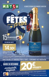 Champagne Angebote im Prospekt "FÊTES par nos pros" von Supermarchés Match auf Seite 1