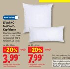TopCool-Kopfkissen ca. 40 x 80 cm im Lidl Prospekt TopCool-Kopfkissen ca. 40 x 80 cm von LIVARNO im aktuellen Lidl Prospekt für 3,99 €