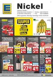 EDEKA Prospekt für Köln: "Aktuelle Angebote", 28 Seiten, 14.09.2026 - 19.09.2026