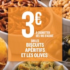 Supermarchés Match Quesnoy-sur-Deûle - Promo 3 € à cagnotter dès 10 € d’achat sur les biscuits apéritifs et les olives Promo 3 € à cagnotter dès 10 € d’achat sur les biscuits apéritifs et les olives à dans le catalogue Supermarchés Match à Quesnoy-sur-Deûle