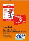 Speicherkarte microSD EXPRESS Card bei expert im Leinefelde Prospekt für 49,99 €