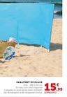 PARAVENT DE PLAGE - Super U à Istres PARAVENT DE PLAGE en promo chez Super U Istres à 15,99 €