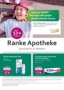 Aktueller mea - meine apotheke Prospekt "Unsere Mai-Angebote" für Berlin Aktueller mea - meine apotheke Prospekt für Berlin mit Seiten